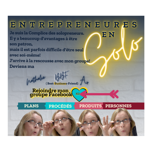Groupe FB Entrepreneure en Solo par Nathalie P & cie par invitation