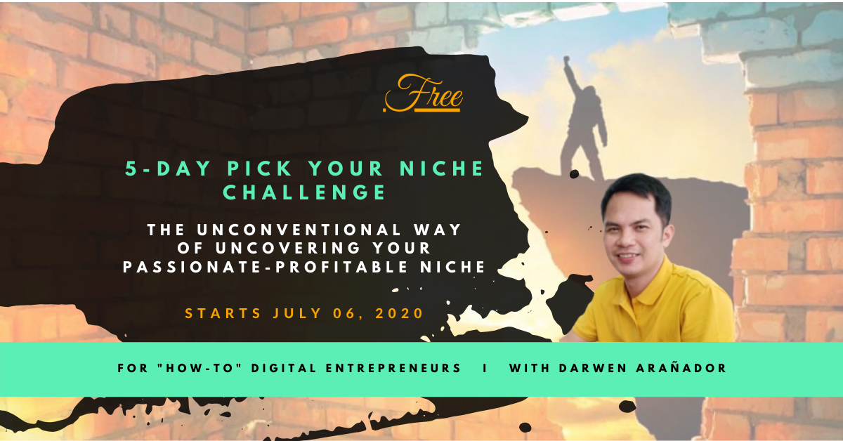 [Free] 5-Day Pick Your Niche Challenge