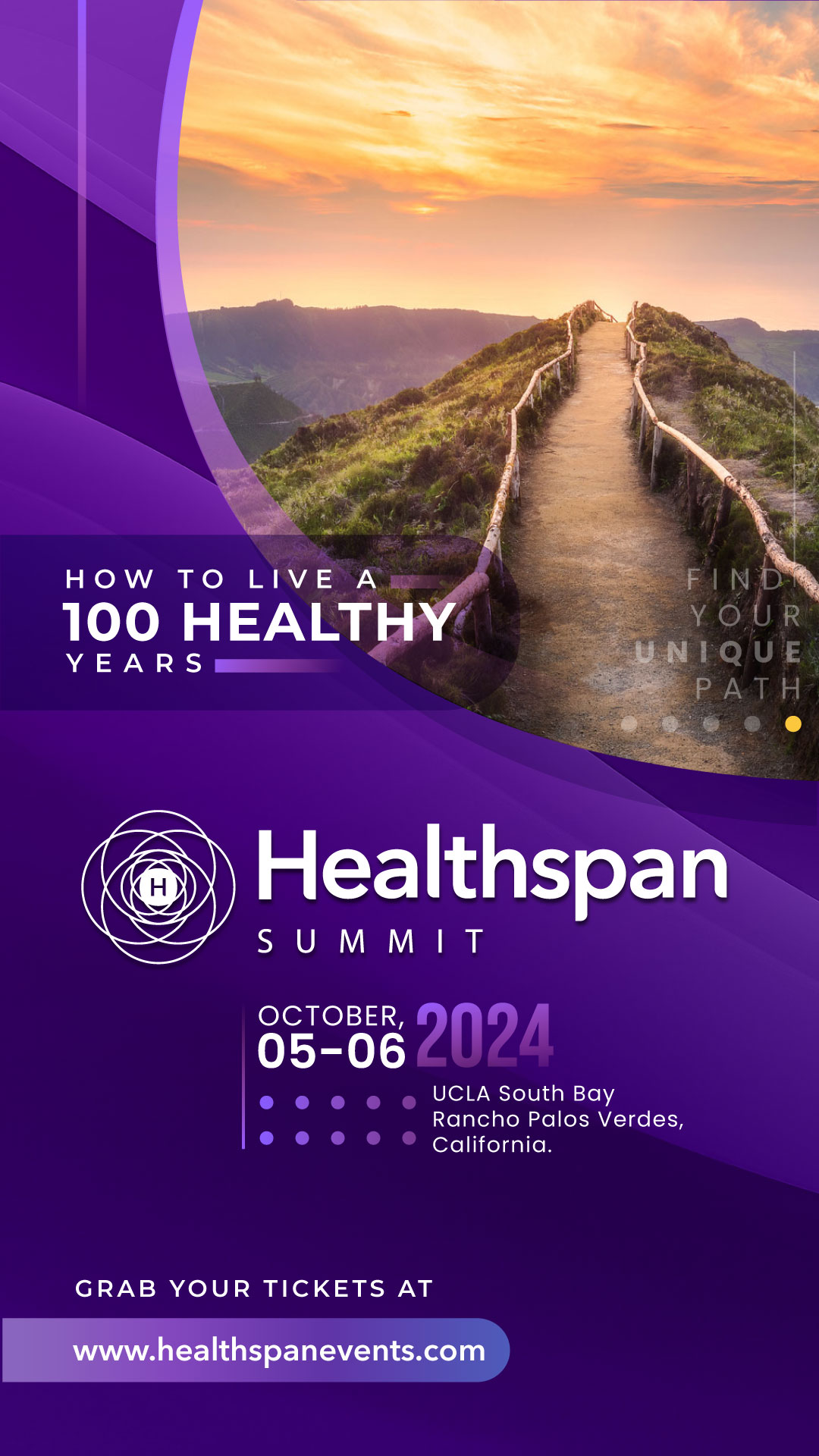 Stay Updated on all our Healthspan Events!