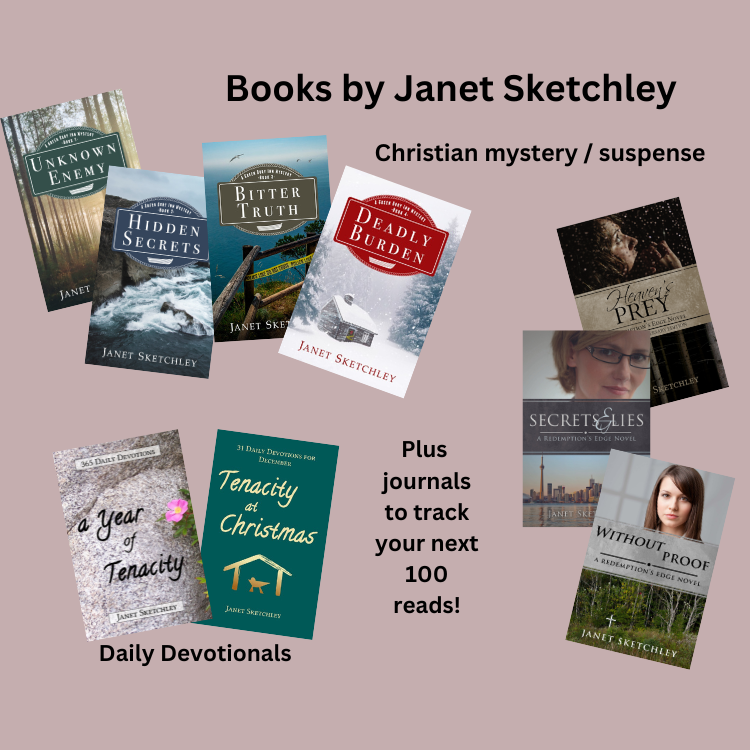 Fan of Christian mystery/suspense? Join Janet Sketchley's author newsletter.