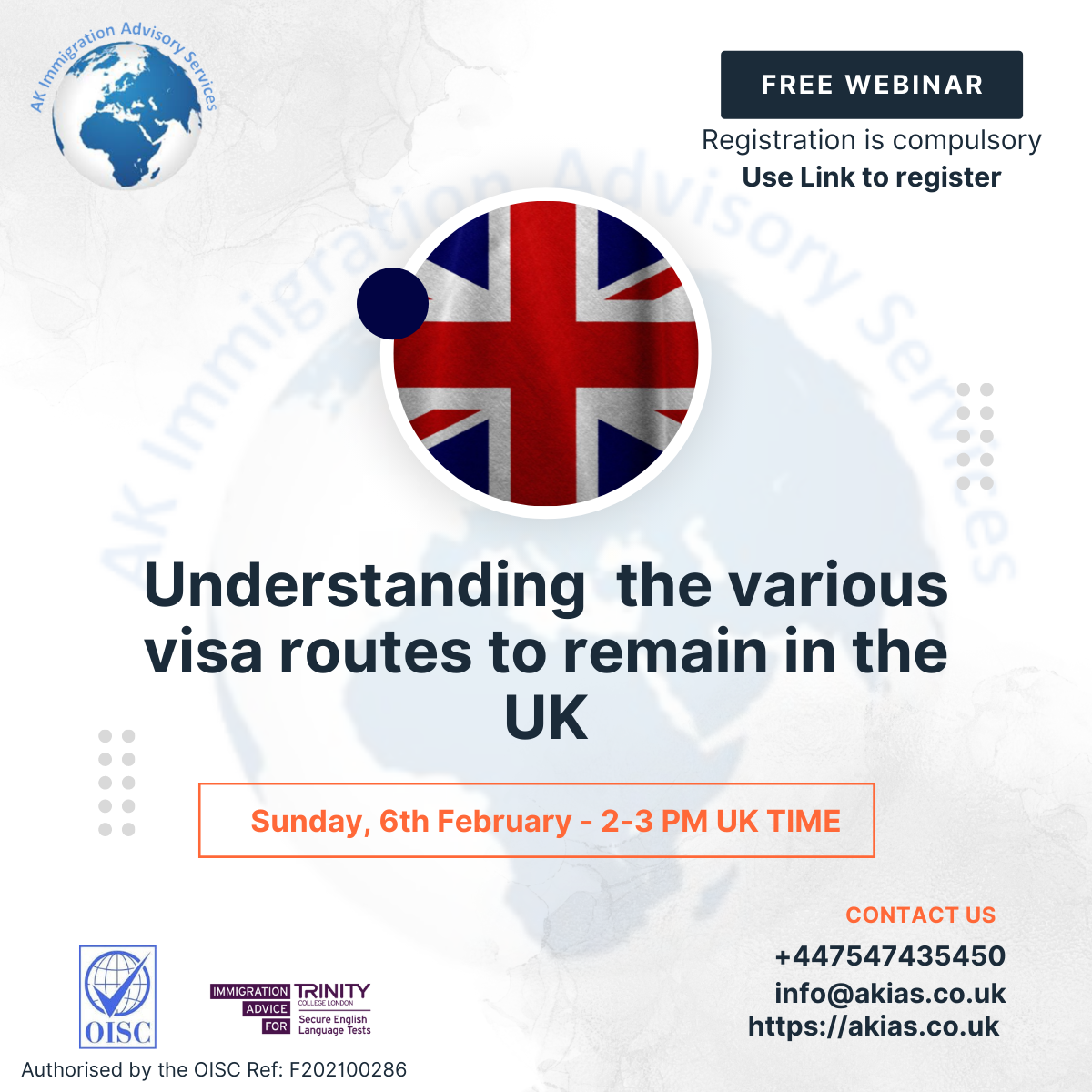 WEBINAR: Understanding the Various Visa Routes to Remain in the UK