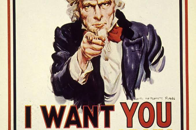 Uncle Sam's Iconic "I Want You" Image.