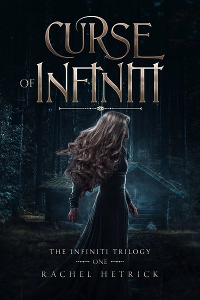 An image: The book cover of Curse of Infiniti by Rachel Hetrick