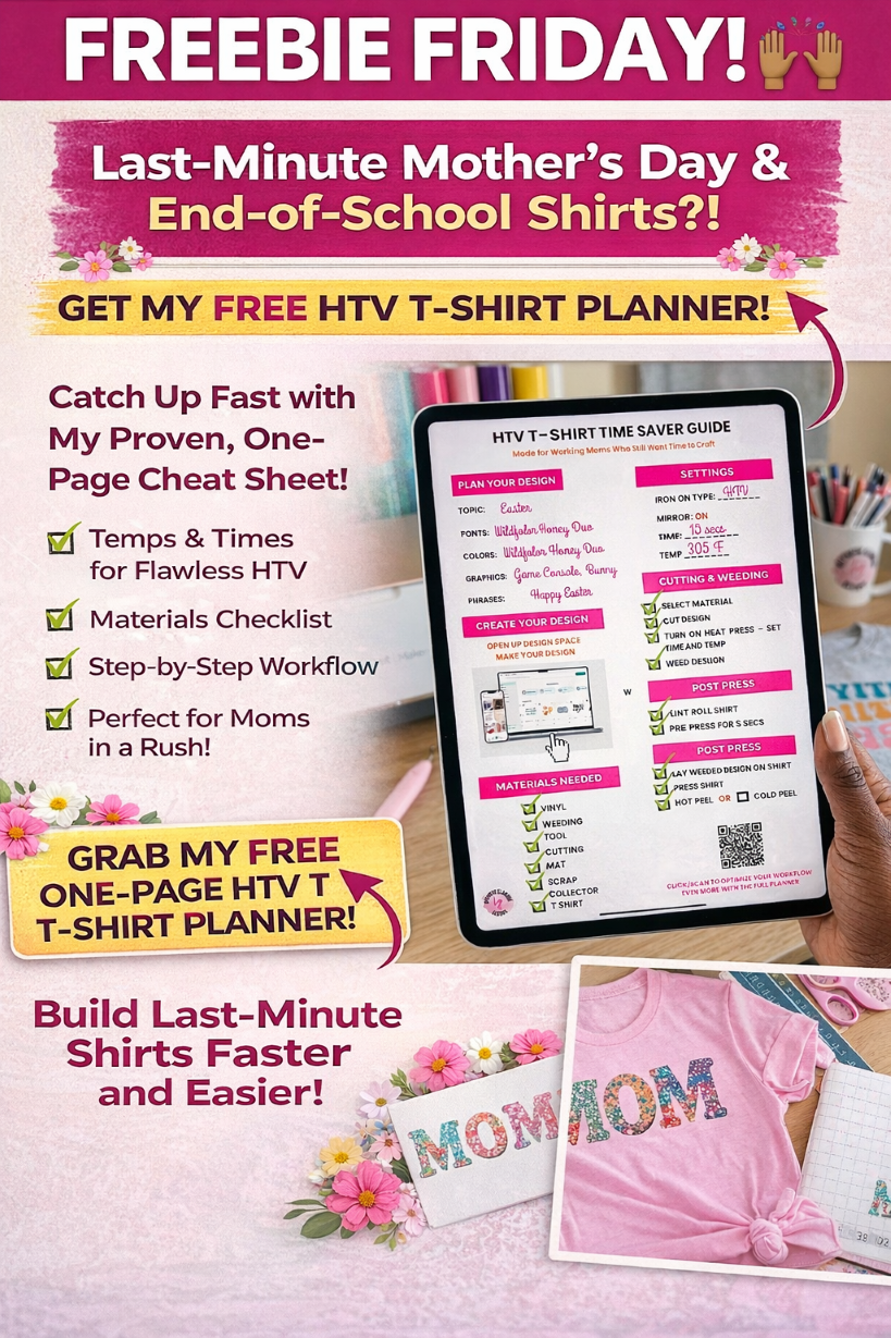 Free 1-Page T-Shirt Planner – Get Shirts Done Faster!