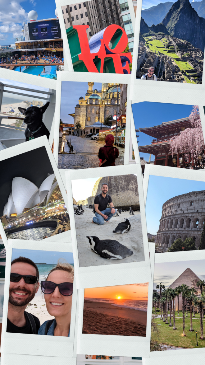 Travel the world, rack up points, and have a blast along the way!