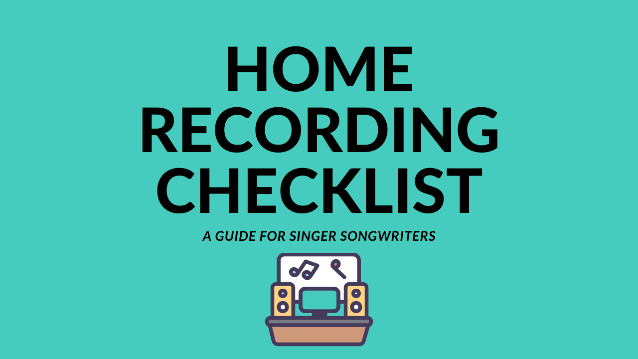 Home Recording Checklist Landing Page
