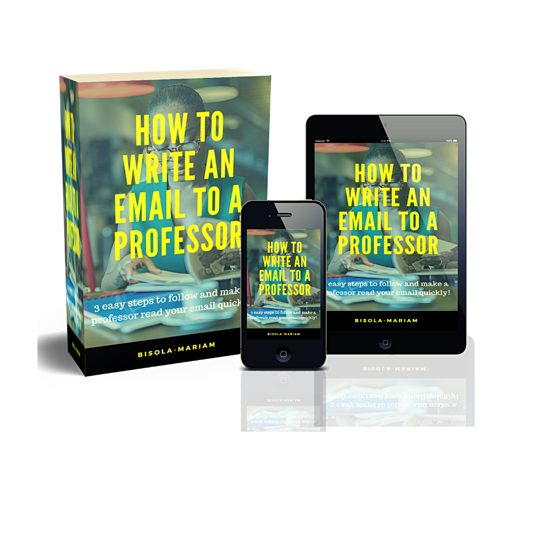 How to write an email to a professor