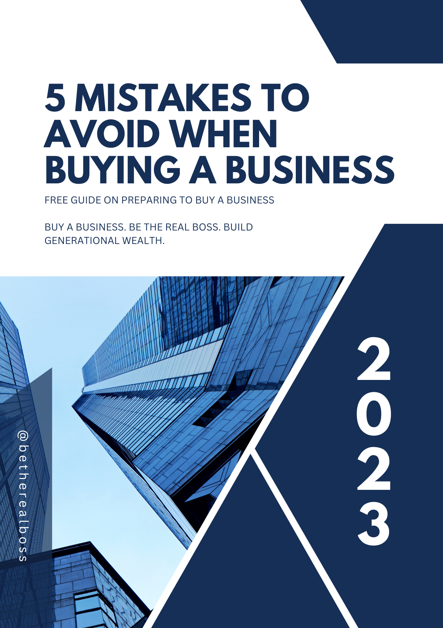 FREE Guide On Mistakes To Avoid When Buying A Business