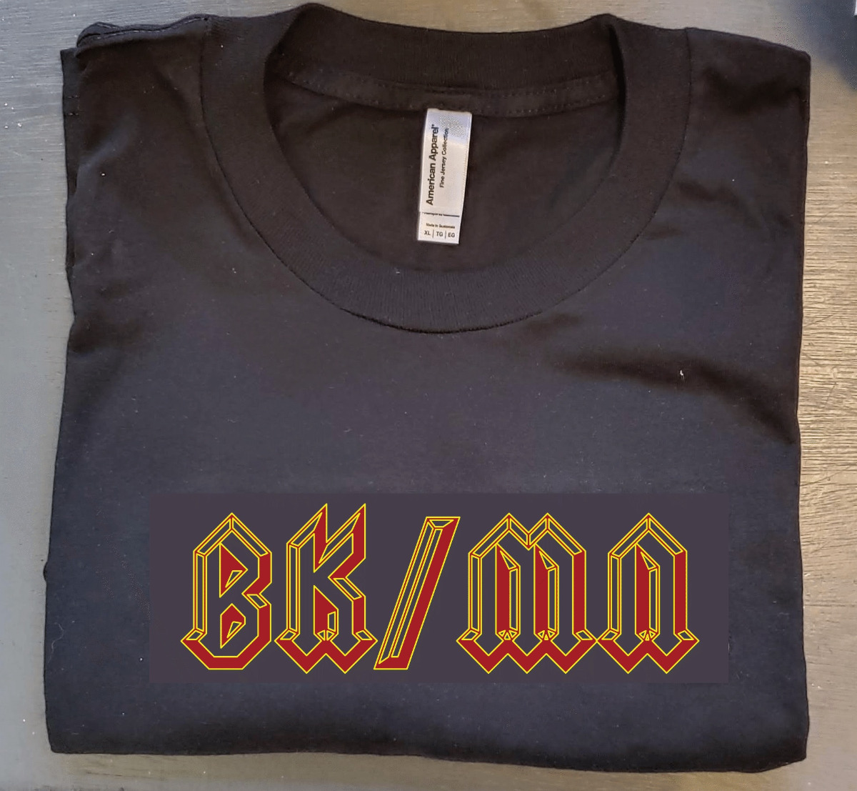 BK/MN rock n roll shirt