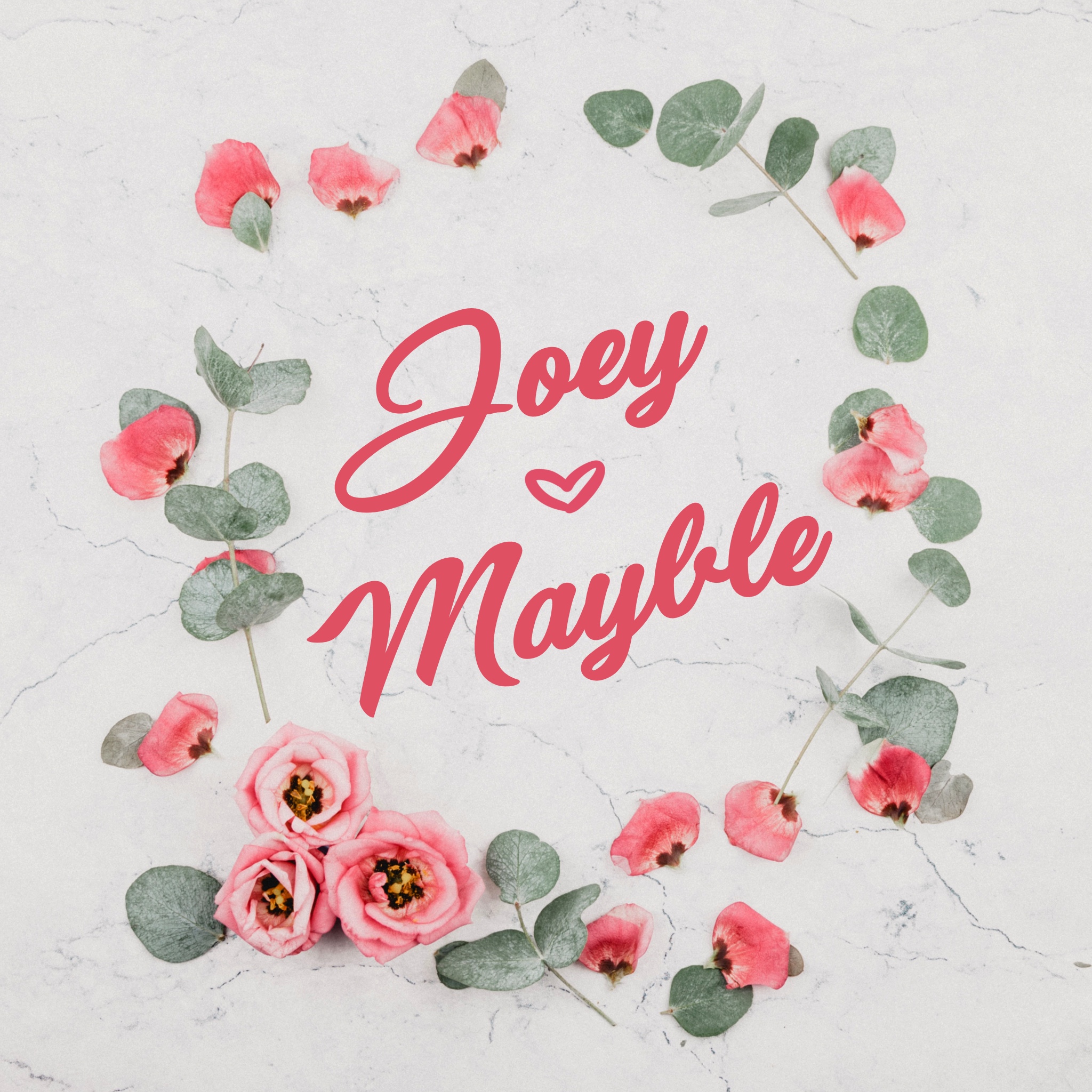 Join Joey Mayble's Mailing List!