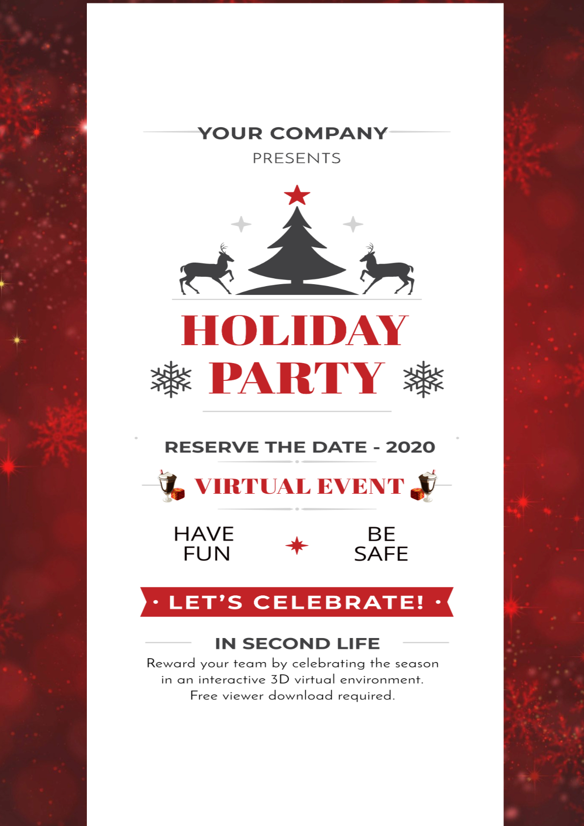 Host a Virtual Company Holiday Party