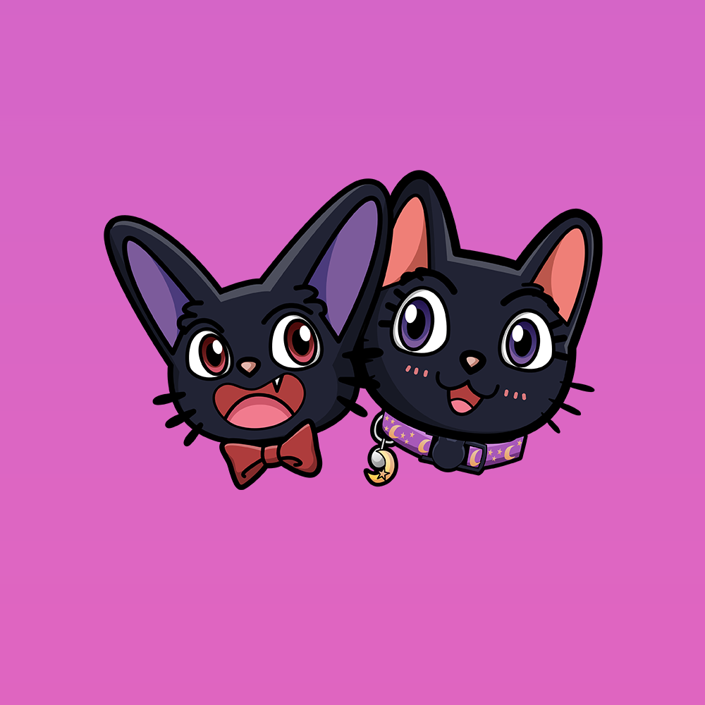 Kuroneko Life with Jiji and Luna + Human Person Mizore