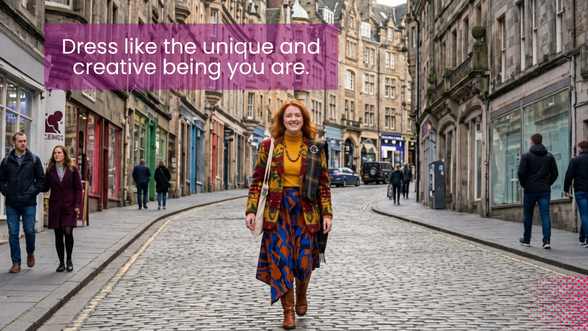 Dress like the unique and creative being that your are.