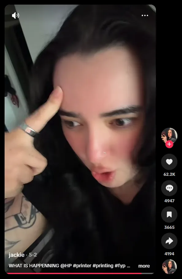 A thumbnail of TikTok user @jackiesevna.