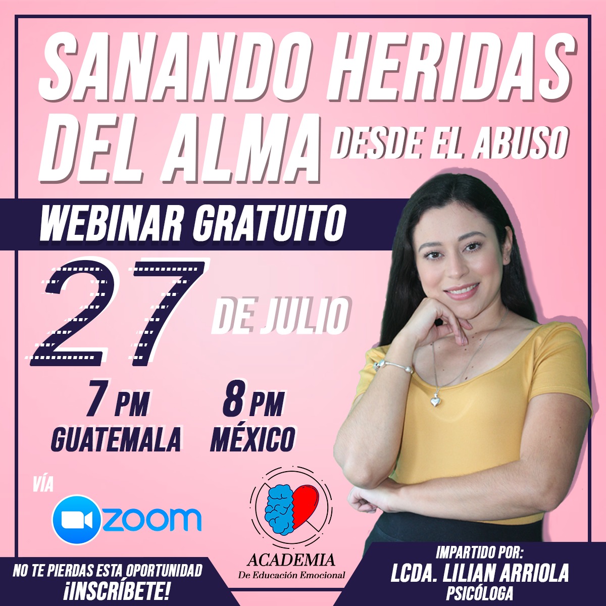WEBINAR GRATUITO HERIDAS DEL ALMA
