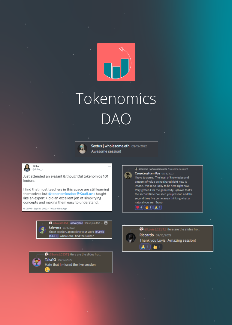 Education Updates Tokenomics DAO