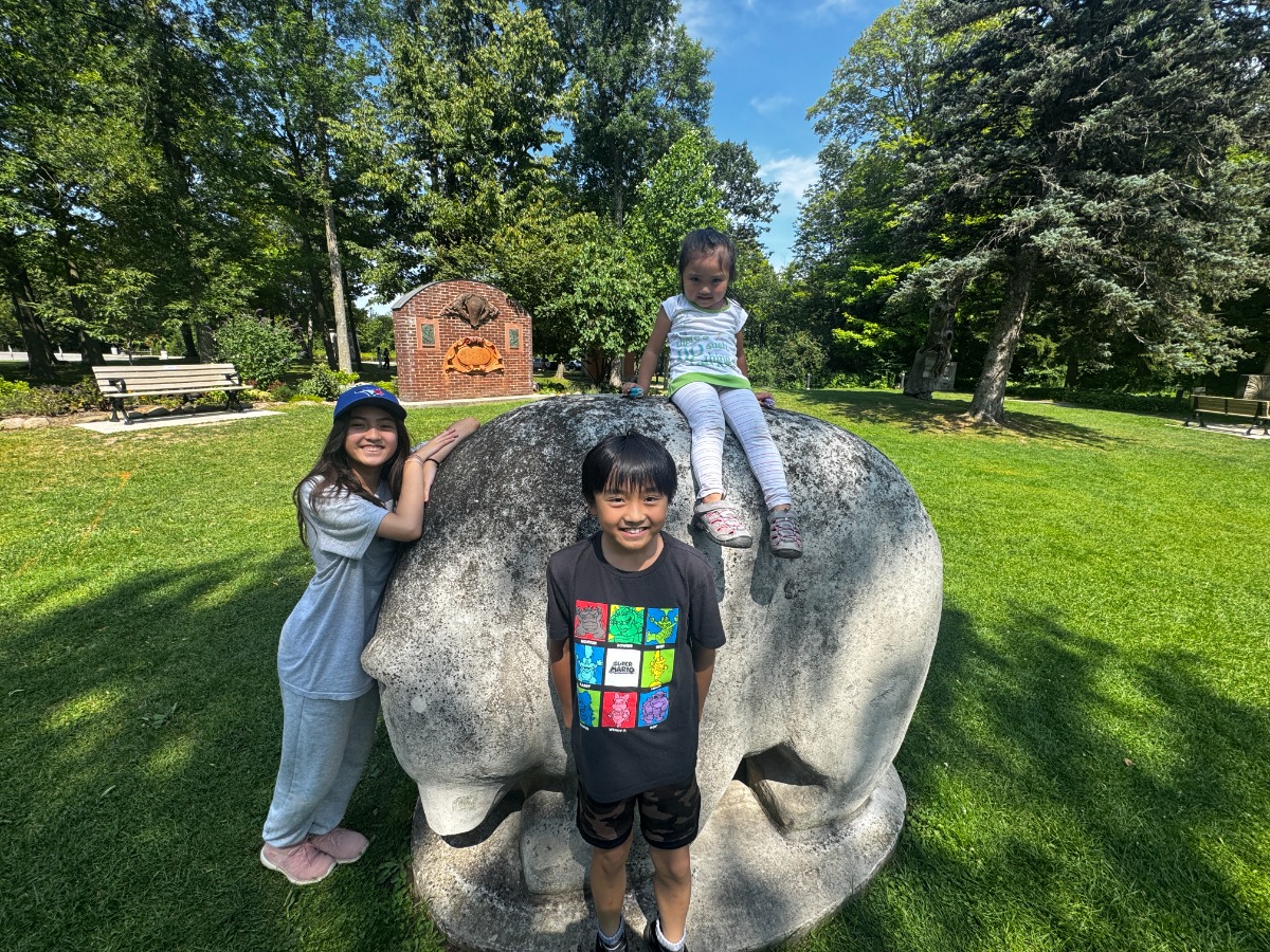 kids playing in the park