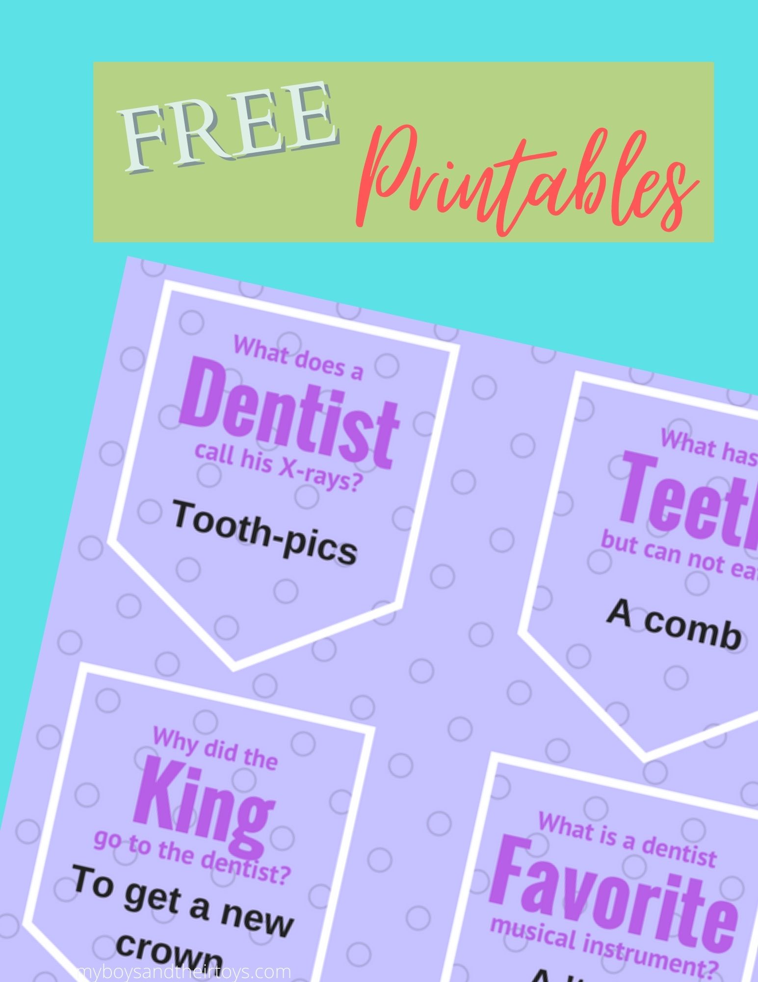 Teeth Jokes Printables - Tweets