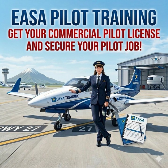 EASA Pilot Training – Get your Commercial Pilot License and secure your pilot job!