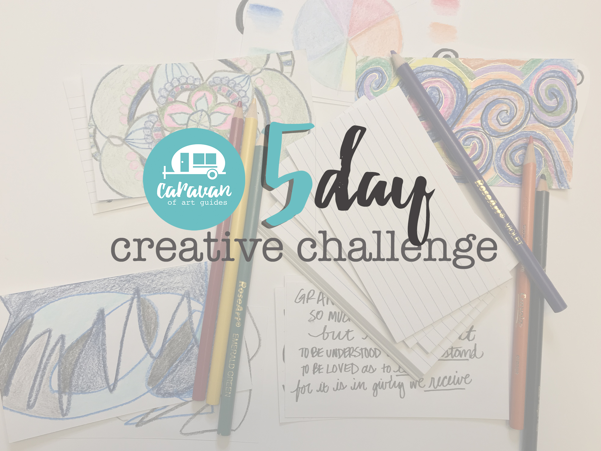 5 Day Creative Challenge for Art Journal