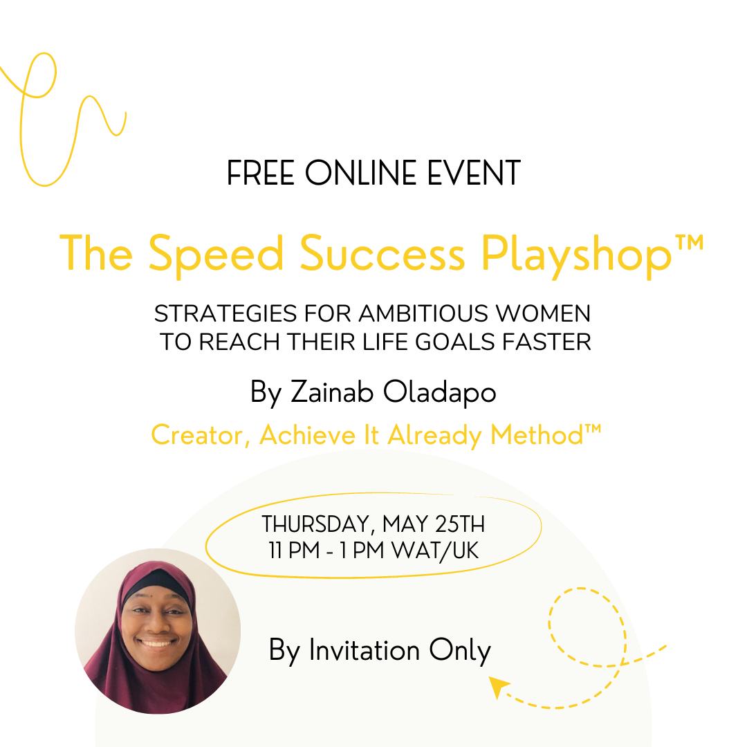 The Speed Success Playshop™ Registration