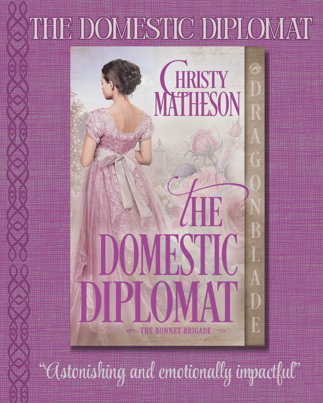 pink roses cover of The Domestic Diplomat