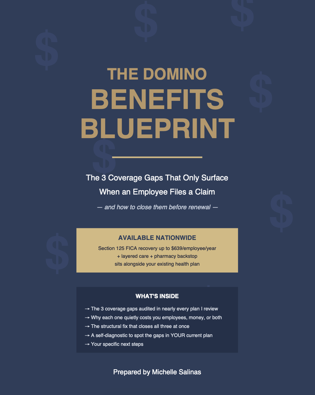 The Domino Benefits Blueprint:The 3 Coverage Gaps That Only Surface When an Employee Files a Claim— and how to close them before renewal —